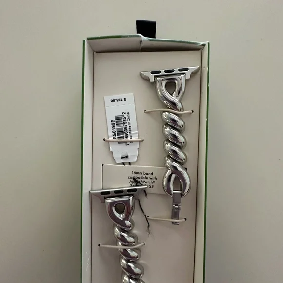 kate spade Silver Stainless Steel Watch Band.  BAND ONLY. - Picture 4 of 5